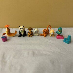 9 pc Vintage Kenner Littlest Pet Shop Figure Bundle